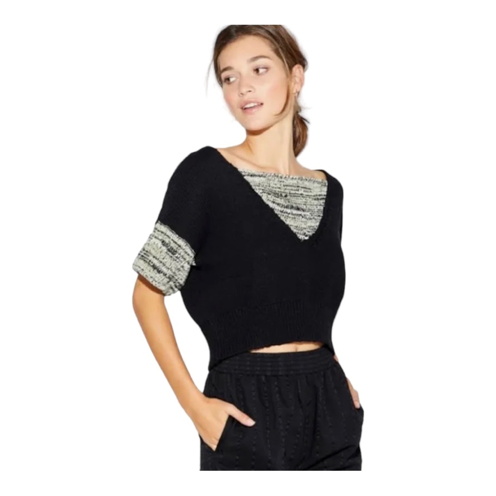Callahan Knitwear Margot Blended Cropped Sweater